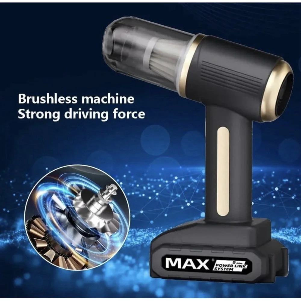 Bebuy LWT003 Brushless Cordless Handheld Vacuum, Bagless 12.6V 200ml